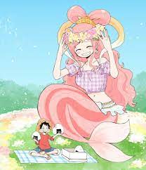 Luffy and Shirahoshi | One piece comic, One piece manga, One piece luffy