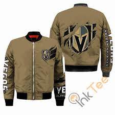 The lids knights pro shop has all the authentic vegas jerseys, hats, tees, apparel and more at www.lids.ca. Vegas Golden Knights Nhl Apparel Best Christmas Gift For Fans Bomber Jacket