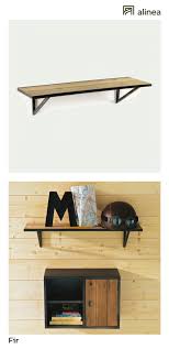 Etagere Murale En Bois Et Metal L70cm Bois Clair Fir Etagere Murale Etagere Murale Bois Meuble En Pin Bois Metal