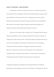 Kongsi link ke blog anda di sini. Kisah Si Tanggang Flip Ebook Pages 1 3 Anyflip Anyflip