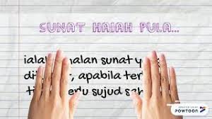 Sunat hai ah dan sunat ab adh dalam solat. Ibadah Solat Sunat Ab Ad Dan Hai Ah Youtube
