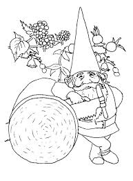Lumberjack Gnome Coloring Page Coloring Pages Hand Carved Stamps David The Gnome