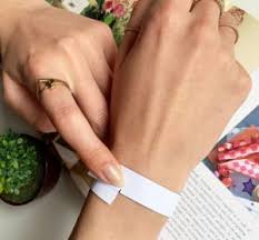 Measure the length of the marked section of string or paper on a ruler or measuring stick, whatever you have handy. How To Measure My Wrist Size Ariana Nila Jewelry
