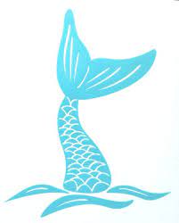 Mermaid Tail Decal Mermaid Decal Car Decal Yeti Decal Tumbler Decal Laptop Decal Vinyl Decal Sticker Mermaid Decal Mermaid Sticker Mermaid Tail Drawing