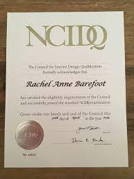 A ncidq certification is highly respected in the field of interior design. Rachel Barefoot Uhelski On Twitter It S Official I Have My Ncidq Certificate Interiordesign License Ncidq