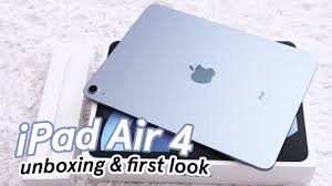 Bestelle apple ipad air günstig im nbb.com online shop! Ipad Air 4 Sky Blue Unboxing First Look Youtube
