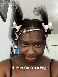 How to Part and Mold A Mid Ponytail