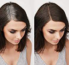 Cover Up Roots With Sprays Or Pens Tips For Letting Your Hair Go Gray Photos Grey Hair Touch Up Grey Hair Roots Roots Hair