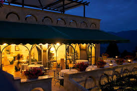 Villa Cimbrone S Il Flauto Di Pan Restaurant Sits High Above The Amalfi Coast In The Town Of Ravello The Food Is Magnificent As Well As The Views And The Look