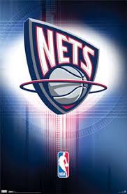 New Jersey Nets Official Nba Team Logo Poster Costacos Sports Nba Logo Nba Nba Basketball