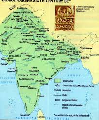 Image result for bharat ka old map