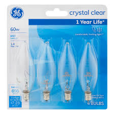 Save On Ge Decorative Light Bulb Candelabra Crystal Clear 60 Watt Order Online Delivery Giant