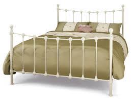 Every style, every colour, every storage option available. Serene Marseille 4ft6 Double Ivory Metal Bed Frame