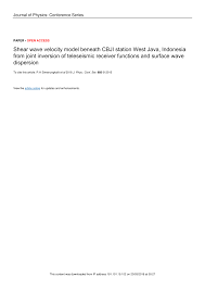 Indonesia receiver / china 2020 hot selling indonesia gnss rover and base chc rtk i50 gnss receiver e survey rtk gps photos pictures made in china com. Pdf Shear Wave Velocity Model Beneath Cbji Station West Java Indonesia From Joint Inversion Of Teleseismic Receiver Functions And Surface Wave Dispersion