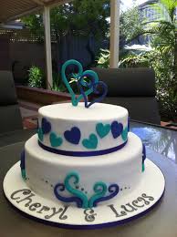 30 unique cake flavors for. Purple And Turquoise Other Cakes Engagement Cakes Engagement Party Cake Heart Wedding Cakes