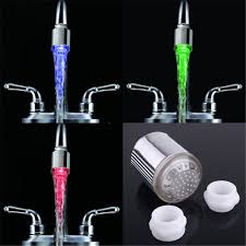 Temperature Sensor 3 Color Led Light Faucet Led Faucet Buy Led Lights Faucet