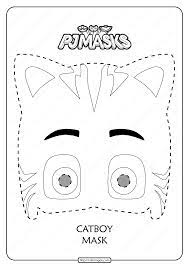 Collect all five pj masks basic vehicle sets including: Free Printable Catboy Pj Masks Coloring Page