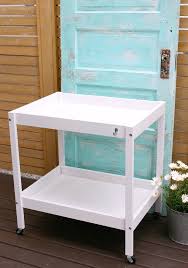 The baby changing table is basically built from a malm chest, which extends to the back with a gnedby shelving unit cut in half. Diy Bar Cart For Outdoor Entertaining Satori Design For Living