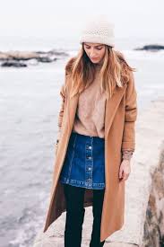 30 Days Of Outfit Ideas How To Style A Denim Skirt Nada Manley Fun With Fashion Over 40 Winter Skirt Outfit Denim Skirt Outfit Winter How To Style A Denim Skirt