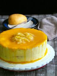 Mango Chiffon Cake With Swiss Meringue Buttercream Recipe Mango Cake Butter Cream Chiffon Cake