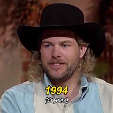 Toby Keith through the years #tobykeith #evolutionchallenge  #throughtheyears #fyp
