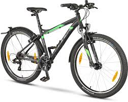 Sie sind auf der suche nach einem hochwertigen fahrrad zum attraktiven preis? Bulls Sharptail Street 1 27 5 Zoll Mountainbike Schwarz Matt Grun 21 Gange 2020 Ebay