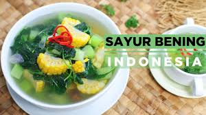 Sayur bening merupakan salah satu jenis masakan khas nusantara yang digemari oleh banyak orang. Sayur Bening Indonesia Youtube