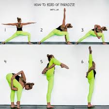 How To Get From Warrior Ii Into Bird Of Paradise A Pose That Requires Focus And Balance As Well As Shoulder And Hip Flexibility Wearing Traning