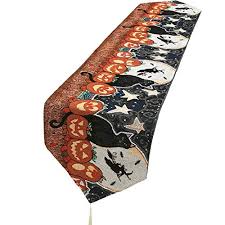 Christmas dinner party who says you have to relegate the fun to the daytime hours? Decorative Table Runner Linen Table Cloth With Tassels For Halloween Christmas Dinner Parties Supplies Home Decorations Cat Buy Online In Angola At Angola Desertcart Com Productid 150220275