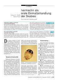 Ivermectin vogel kaufen search results for: Ivermectin Als Orale Einmalbehandlung Der Skabies Das Ende Der Lokaltherapie