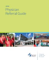 2019 Physician Referral Guide By Baptist Health Issuu