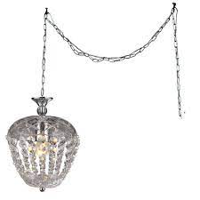 Shop for swag style chandelier chandeliers at pricegrabber. Miriam 8 In Chrome Indoor Crystal Swag Chandelier With Shade Rl0019 Swag The Home Depot