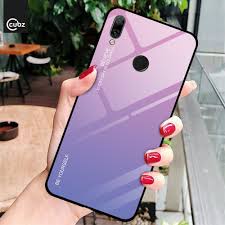 Comanda din stoc accesorii premium pentru huawei y7 2019. Husa Huawei Y7 2019 Cubz Glass Case Pink Purple Livrare 24h