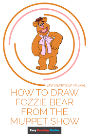 Kermit the frog is in a boat with his friends gonzo and fozzie bear sailing in the high seas! How To Draw Fozzie Bear From The Muppet Show Easy Drawing Guides