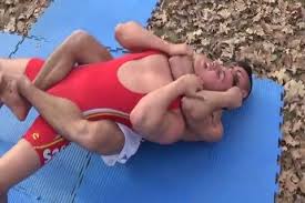 Loser gets handjobed after mixed wrestling match. Guys Wrestle Gay Fetish Xxx
