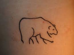 A symbol of confidence and commanding authority, a bear tattoo design ranks at the top of the food chain. Pin By Cassie Seybold On Tattoos Bear Tattoos Line Art Tattoos Taboo Tattoo