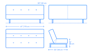 ikea balkarp sleeper sofa dimensions drawings dimensions