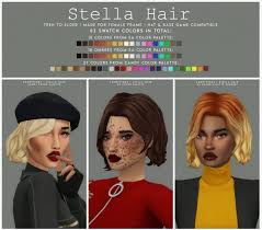 Check spelling or type a new query. Stella Short Wavy Bob Hair At Candy Sims 4 The Sims 4 Catalog