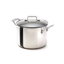 Emeril By All Clad E9377964 Stainless Steel With Copper Dishwasher Safe 8 Quart Tall Stock Pot With Lid Co Stainless Dishwasher Emeril Stainless Steel Cookware