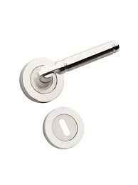 Hira Verda Nikel Saten Rozetli Yale Dis Kapi Kolu Onlinehirdavat Com