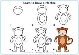 How To Draw Animals Pdf S Monkey Drawing Animal Drawings Drawings
