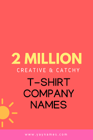 Creative Names Is The Important Part Of Starting A Business Right Name Gives Your Brand Mo Catchy Company Names Company Name Generator Creative Company Names