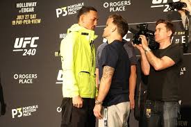 Main card (10 pm et, ppv). Ufc 240 Holloway Vs Edgar Weigh In Results