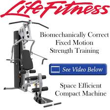 life fitness g2 home gym with a variety of total body