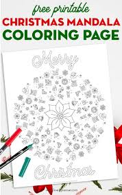 Simply do online coloring for christmas tree mandala christmas coloring pages directly from your gadget, support for ipad. Free Printable Christmas Mandala Coloring Page Lovely Planner