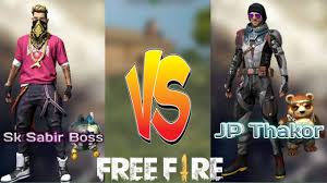 Sk Sabir Boss Vs Jp Thakor Top 1 Global Players Garena Free Fire Ff Yuviz Gaming Youtube