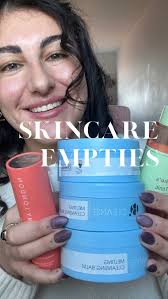 Skincare empties