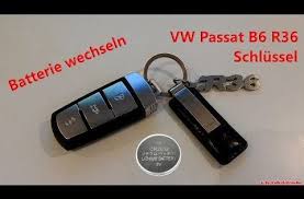Batterie Wechsel Am Vw Passat B6 R36 Schlussel Change Key Fob Battery Type Cr2032 Youtube In 2020 Vw Passat Vw Passat B6 Passat B6