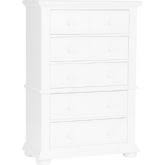 Cottage design is always in fashion. Liberty 607 Br41 Summer House I 5 Drawer Chest In Oyster White Finish