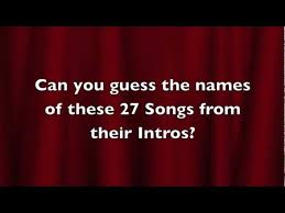A lot of individuals admittedly had a hard t. Christmas Songs Introductions Quiz Youtube
